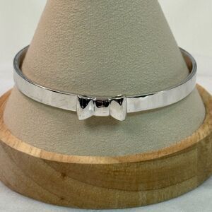 Kate Spade Silver Take A Bow Bangle Bracelet